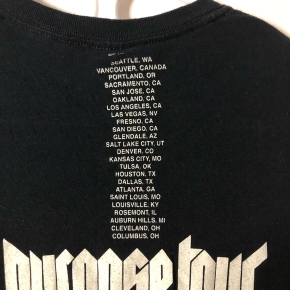 Justin bieber purpose tour shirt black size small - Picture 8 of 9